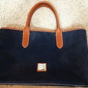 Blue suede Dooney and Bourke